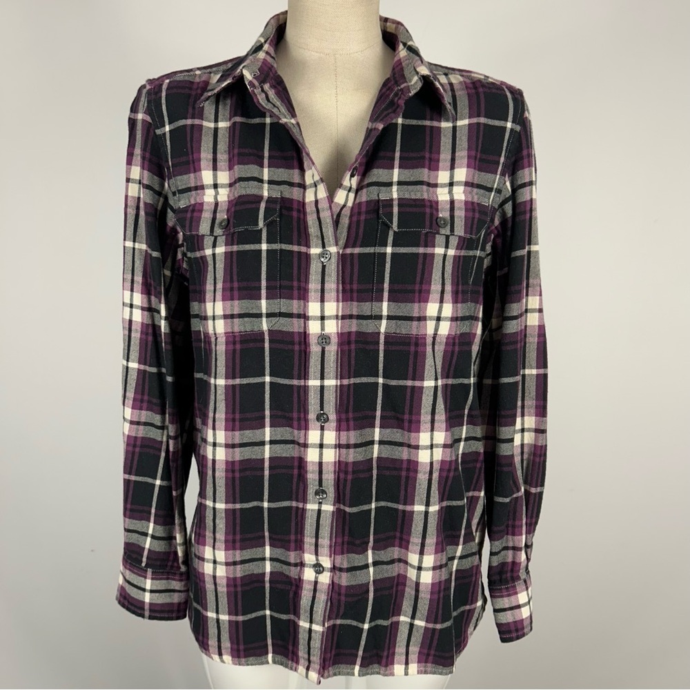 💕 LRL Ralph Lauren Plaid Button-Up Shirt M